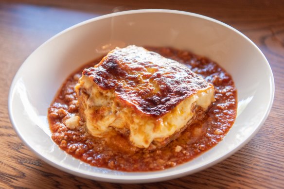 The signature lasagne is a "goddamn wonder". 