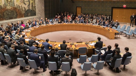 UN Security Council meeting on the situation in North Korea on Friday.