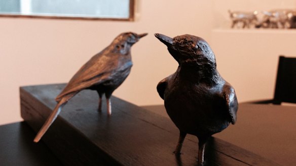 Two birds by Tracey Emin that will be part of her <i>Distance of Your Heart</i> sculpture in Sydney.