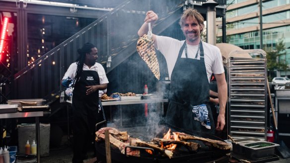 Paul Carmichael (left) and Darren Robertson star in this year's Tasting Australia festival in South Australia.