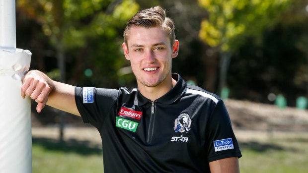 Growing up? Collingwood's Darcy Moore.