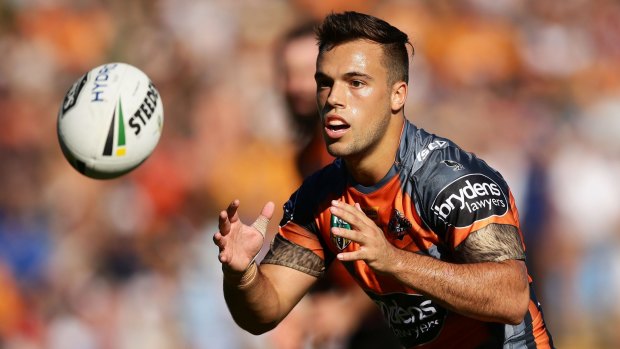 Backing his mate: Luke Brooks says Mitchell Moses needs time to settle at Parramatta.