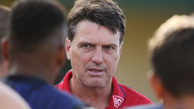 Asking for more: Demons head coach Paul Roos.