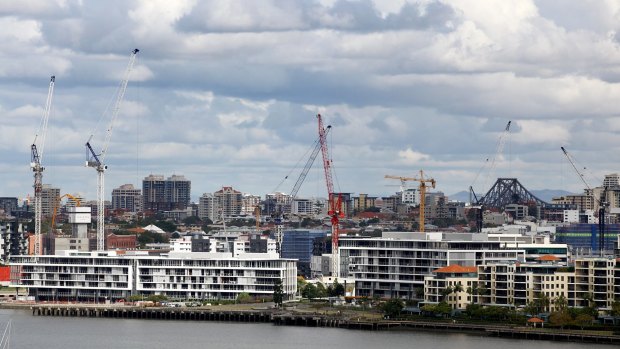 If the cranes over Newstead are anything to go by, there's no slowing down to growth in Brisbane.