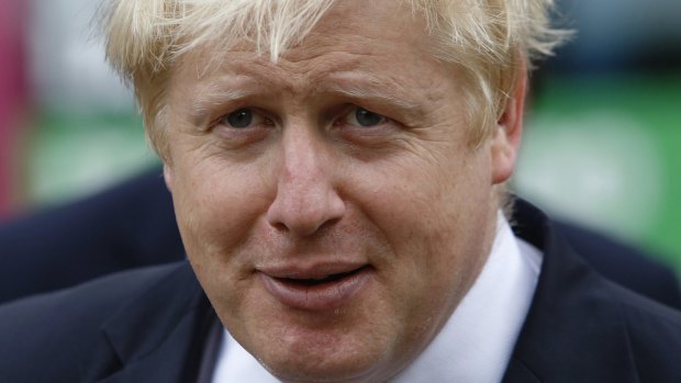 Boris to the rescue: the mayor's charm apparently failed to work on the man.