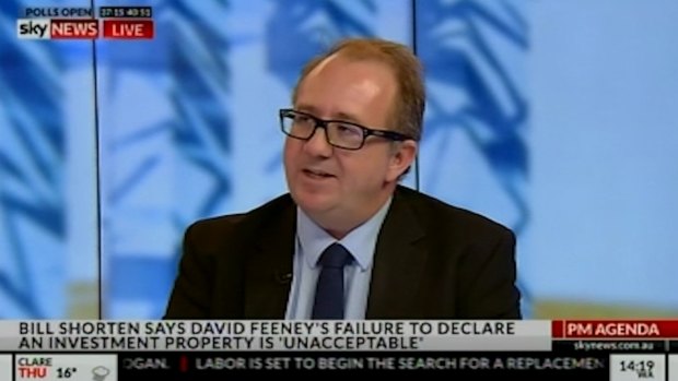 In the interview, Mr Feeney conceded his failure to declare a $2.3 million negatively geared property as "the biggest own goal of the campaign". 