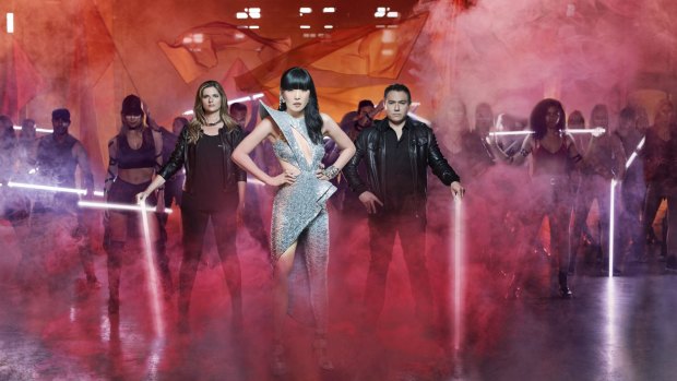 Eurovision 2016: Julia Zemiro, Dami Im and Sam Pang.