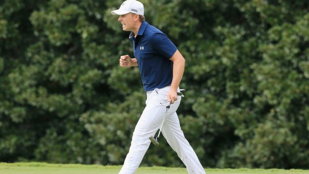 Coming out on top: Jordan Spieth.