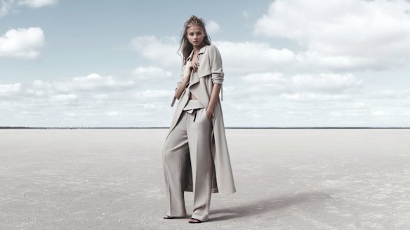 Layering essential ... the Witchery duster jacket ($199), as seen in the latest campaign.