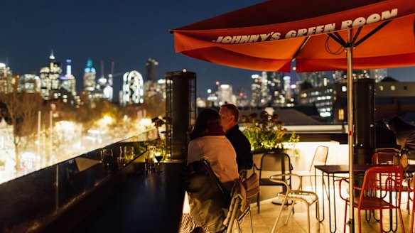 Johnny's Green Room, on the rooftop of King and Godfree in Carlton.