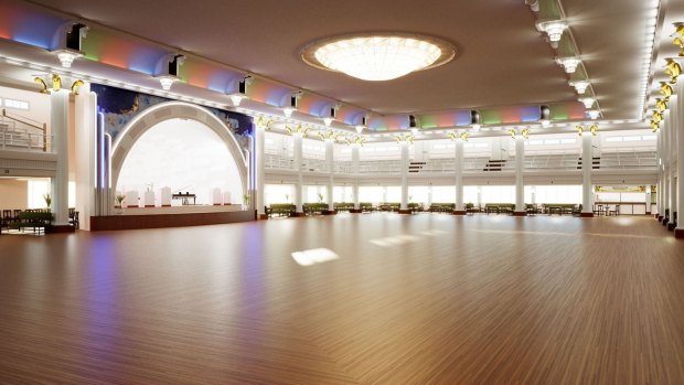 The digital recreation of Cloudland Ballroom Brisbane