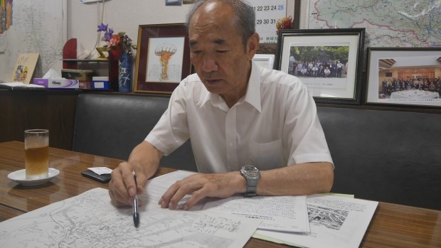 Akinori Hara, 73, survived the bombing of Hiroshima.