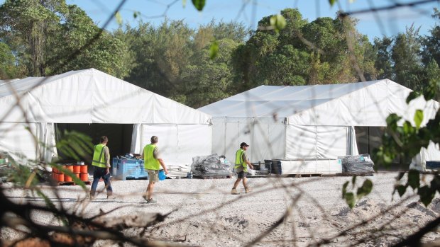 Almost 400 detainees are held on the island of Nauru.