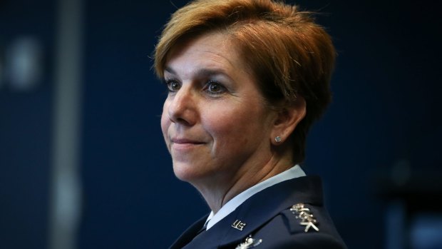 General Lori Robinson at the United States Embassy in Canberra.
