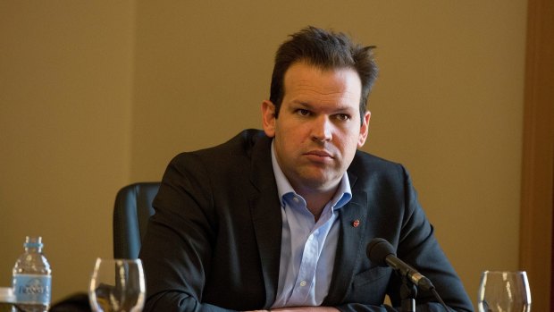 Nationals senator Matthew Canavan. 