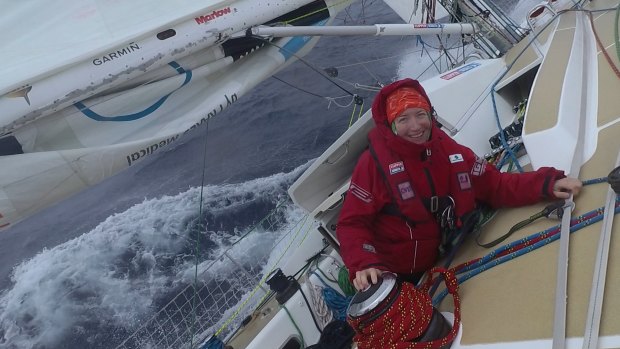 Change of scenery: Samantha Harper is swapping the Canadian winter for the Sydney to Hobart with Dare to Lead. 