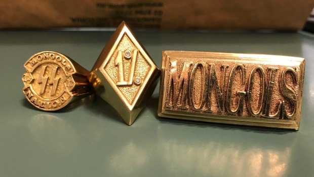 Police took action against Mongols Outlaw Motorcycle Gang (OMCG) member for allegedly wearing a number of gold rings in public.