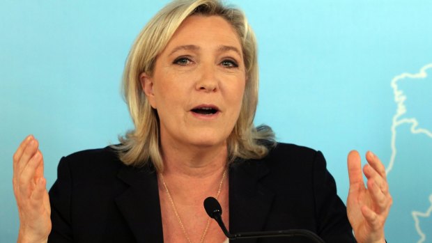 Marine Le Pen, leader of the French Front National, FN.