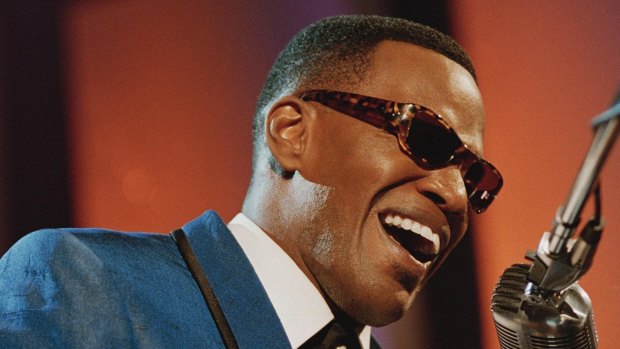 Jamie Foxx skilfully captures the style and swagger of musician Ray Charles.