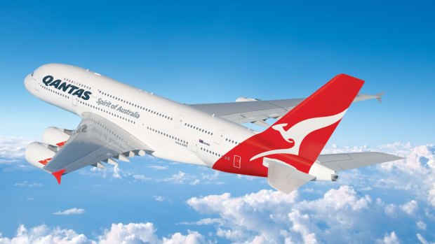 Qantas' A380 aircraft.