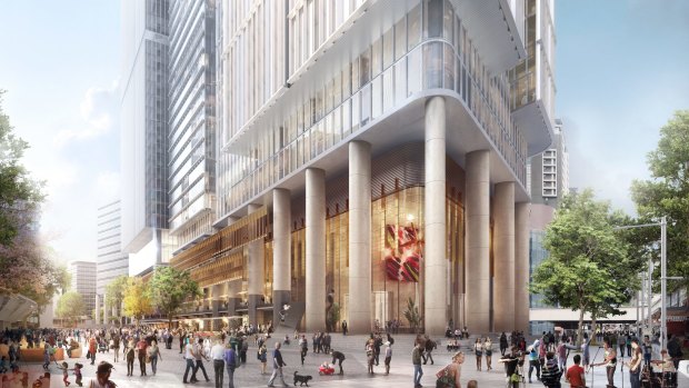 Walker Corporation proposed new commercial tower at 6 and 8 Parramatta Square.