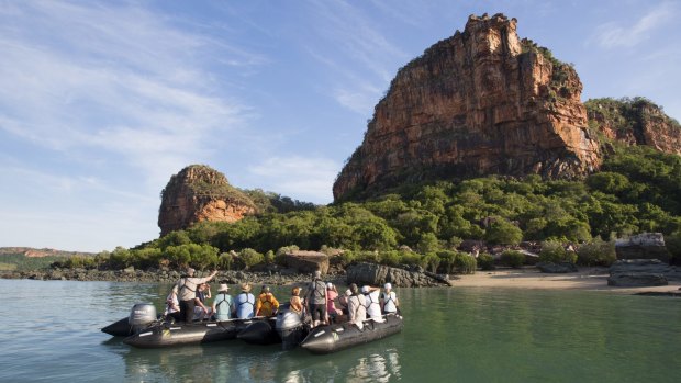 Silversea Zodiac excursion in the Kimberley.