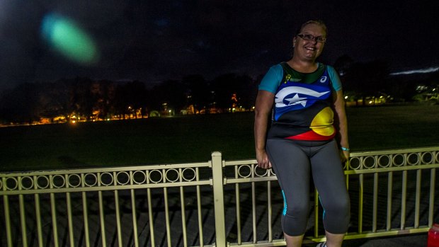 Diabetic Carmen Richardson, of Ainslie, has halved her insulin injections since joining the running group.