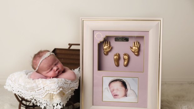 Zoe alongside mementos of Sophie. 