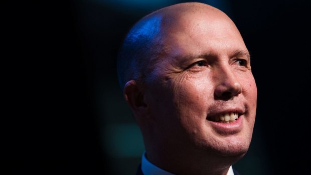 Minister for Immigration and Border Protection, Peter Dutton MP speaks at the launch of the AFR Magazine Power issue.