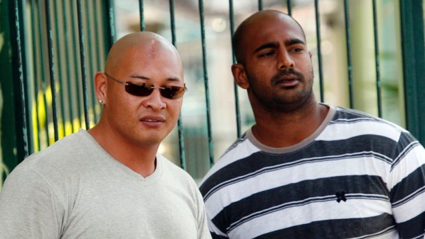 Andrew Chan, left, and Myuran Sukumaran in 2011.