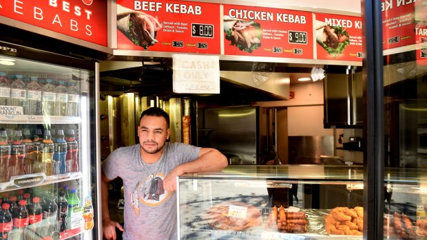Medo Salem  from The Best Kebab says his business is suffering due to the lockout laws.