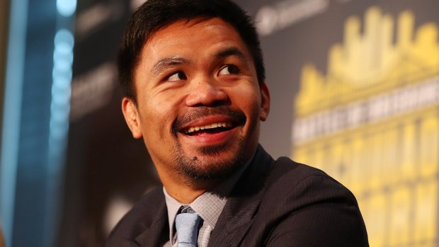 Confidence: Manny Pacquiao says he is studying Jeff Horn's style.