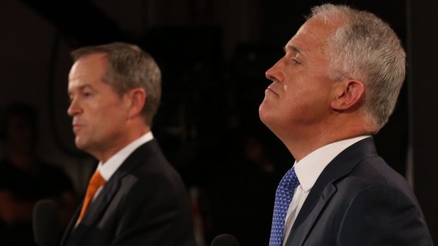 Opposition Leader Bill Shorten and Prime Minister Malcolm Turnbull.