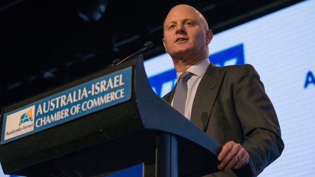 Commonwealth Bank of Australia chief executive Ian Narev speaking in Melbourne on Thursday.