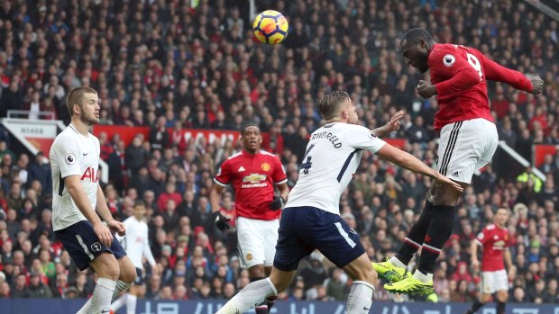 Up and over: Manchester United saw out Tottenham, who couldn't shake off Kane-centric criticism.