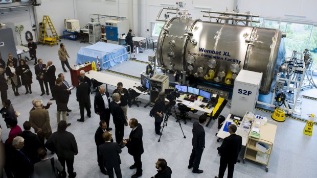 The launch of the space engineering facility.