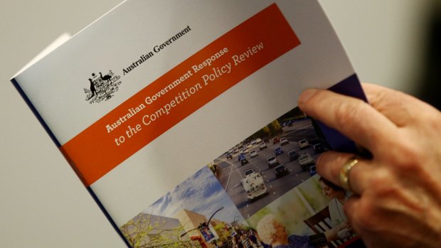 Treasurer Scott Morrison has released the government's response to the competition policy review.