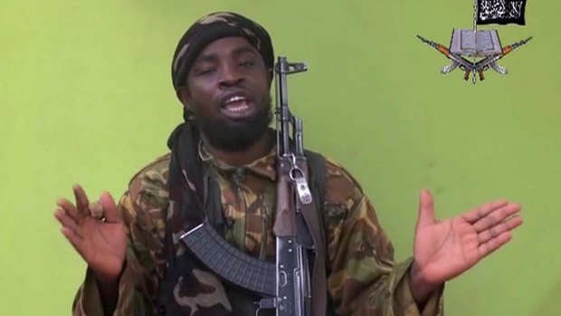 Nigeria's Boko Haram leader Abubakar Shekau in a video published in March.