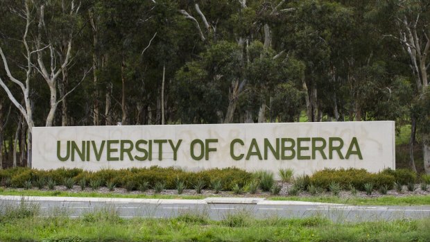 University of Canberra has been the latest campus where the posters have been found.