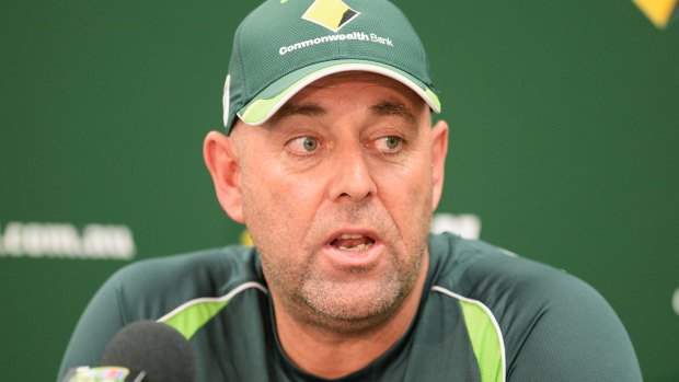 Coach of Australia Darren Lehmann during a press conference in January, 2014. 