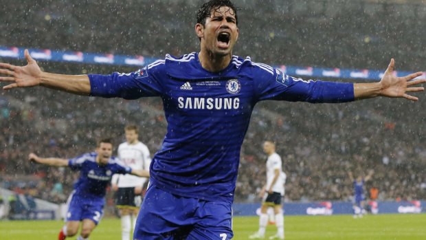 Deadly striker: Chelsea's Diego Costa.