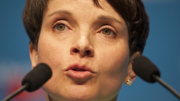 Head of the Alternative for Germany, or AfD, Frauke Petry.
