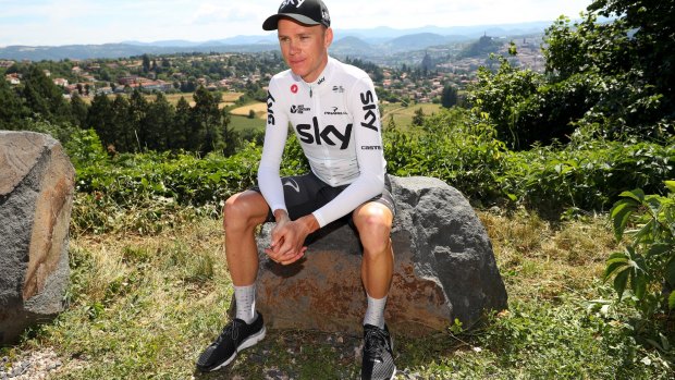 Solid as a rock: Chris Froome says his best form may appear in the final week of the Tour.