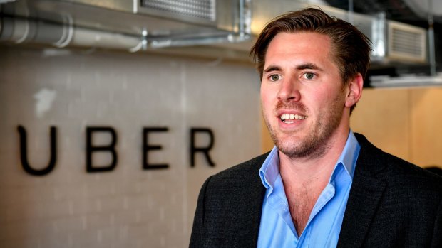 Uber's Victorian general manager, Matt Denman. The company says its interests are served by drivers taking the most direct routes.