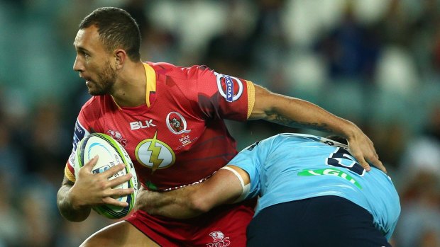 Another injury: Quade Cooper playing against the Waratahs.