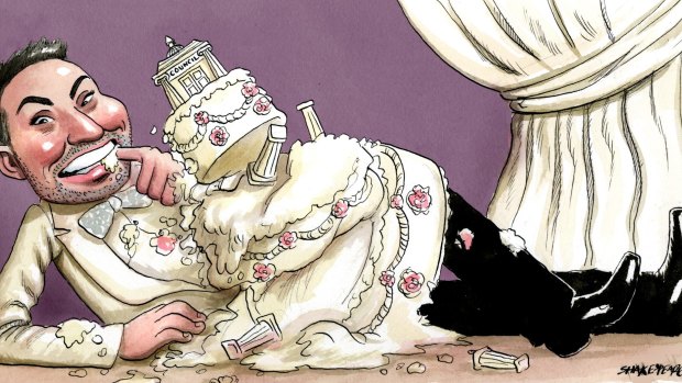 The public inquiry found that Salim Mehajer did nothing wrong. Illustration: John Shakespeare 
