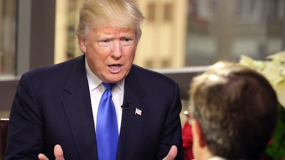 President-elect Donald Trump questioned nearly four decades of US policy on 'Fox News Sunday'.