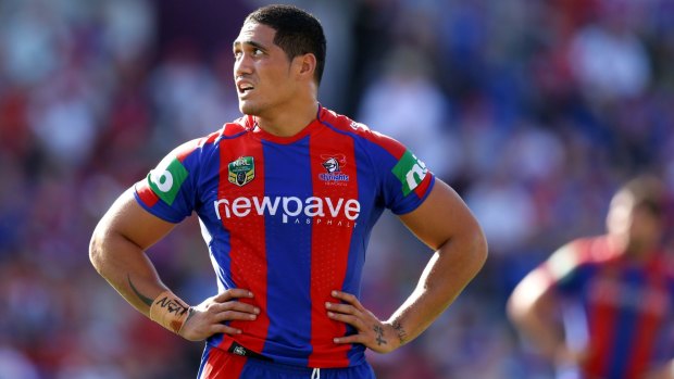Owners wary: The Knights have put contract talks with Sione Mata'utia on hold until he is cleared of concussion.