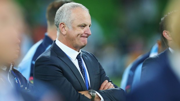 A disappointed Graham Arnold after Sydney's loss.