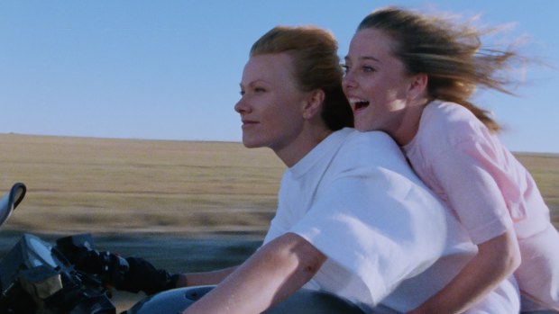 Asta (Deborra-Lee Furness) and Lizzie (Simone Buchanan) enjoy a happy moment.